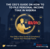 how to file personal income tax in nigeria lirs e-tax portal login dashboard march 31 tax deadline nigeria penalties for late tax filing in nigeria personal tax filing steps lagos