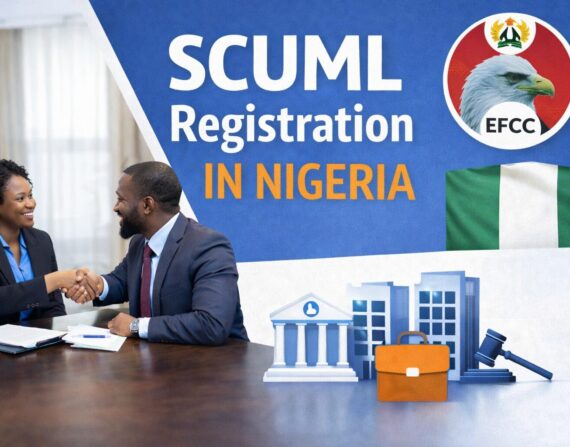 SCUML Certificate Nigeria, Rexobe Consult Office, Financial Compliance Documents, EFCC SCUML Logo, Business Registration Lagos.