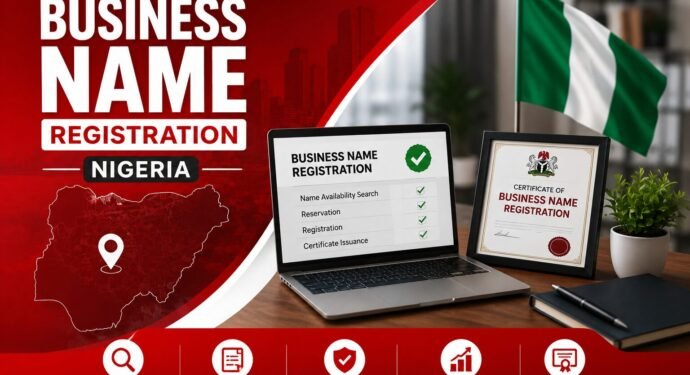 Business name registration Nigeria process steps CAC business name registration certificate Nigeria Benefits of CAC registration for business Nigeria infographic Business name vs limited liability company comparison Nigeria SCUML and tax consultant services for Nigerian businesses Trademark registration with CAC business name Nigeria