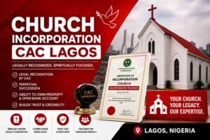 church incorporation CAC Lagos certificate" "how to register a church in Lagos Nigeria trustees" "CAC church registration agent Lagos Nigeria consultation" "church constitution and board of trustees Lagos" "Rexobe Consult logo church registration