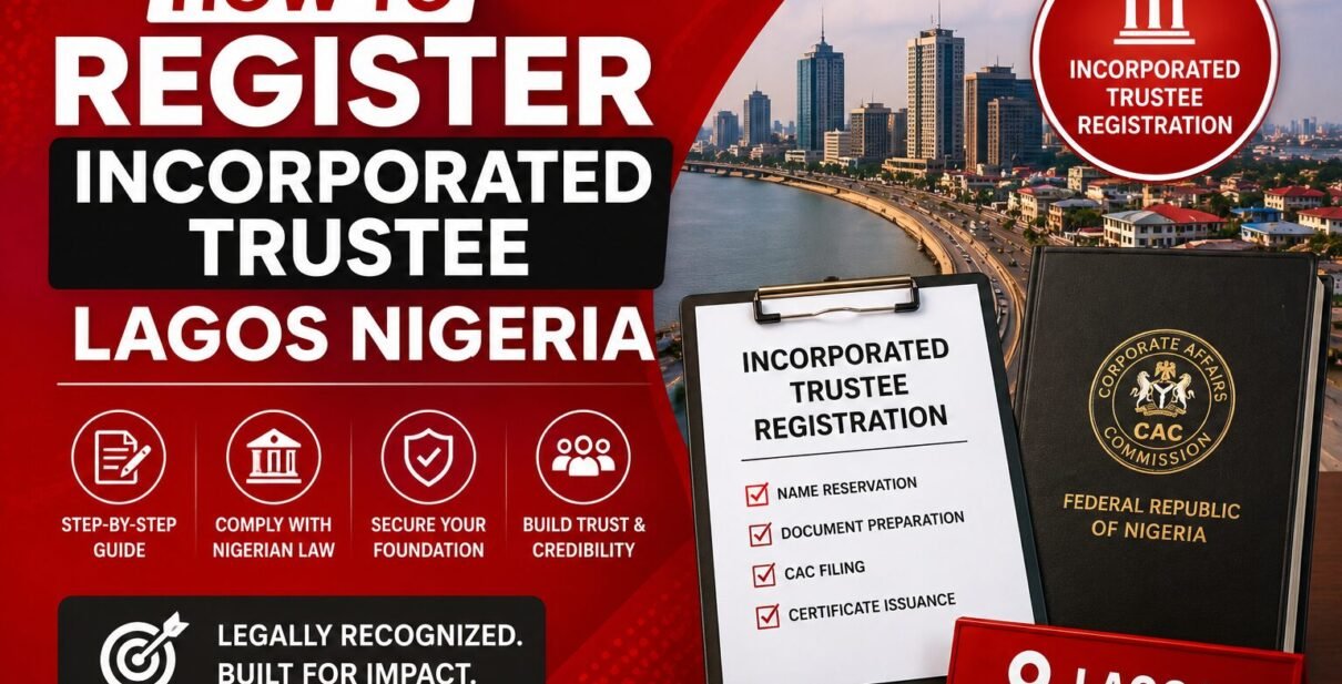 how to register incorporated trustee Lagos Nigeria steps" "NGO registration agent Lagos Nigeria documents" incorporated trustee consultant Lagos office CAC constitution and trustee minutes Lagos Rexobe Consult incorporated trustee registration