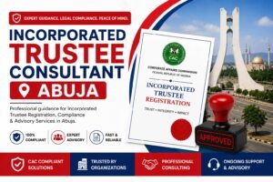 Incorporated trustee consultant Abuja — Rexobe Consult team" "NGO registration Abuja Nigeria CAC certificate process" "NGO registration agent Abuja reviewing trustee documents" "Affordable NGO registration consultant Abuja office" "SCUML registration for NGOs in Nigeria" "Rexobe Consult incorporated trustee registration Nigeria logo"